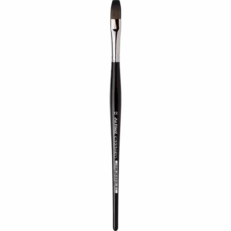 da Vinci CASANEO Aquarellpinsel flach, Serie 5898, Größe 12 – Originalproduktfoto