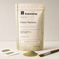 Kratom-Blattpulver · Sortimentsgruppe Green · Materialcode GD · Blattarchiv 03 · Green Sumatra