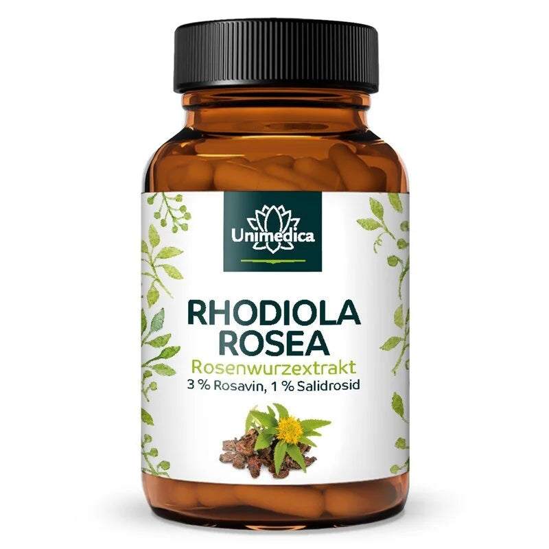 Rhodiola Rosea - Rosenwurz Extrakt 200mg 90 Kapseln